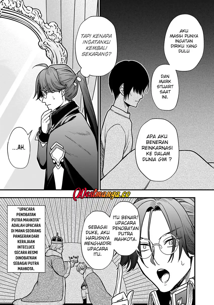 Musume ni Danzai Sareru Akuyaku Koushaku ni Tensei Shitemashita: Akuyaku Muubu wo Yameta no ni Nazeka Musume ga Koori no Reijou ka Suru Ken chapter 1 halaman 9