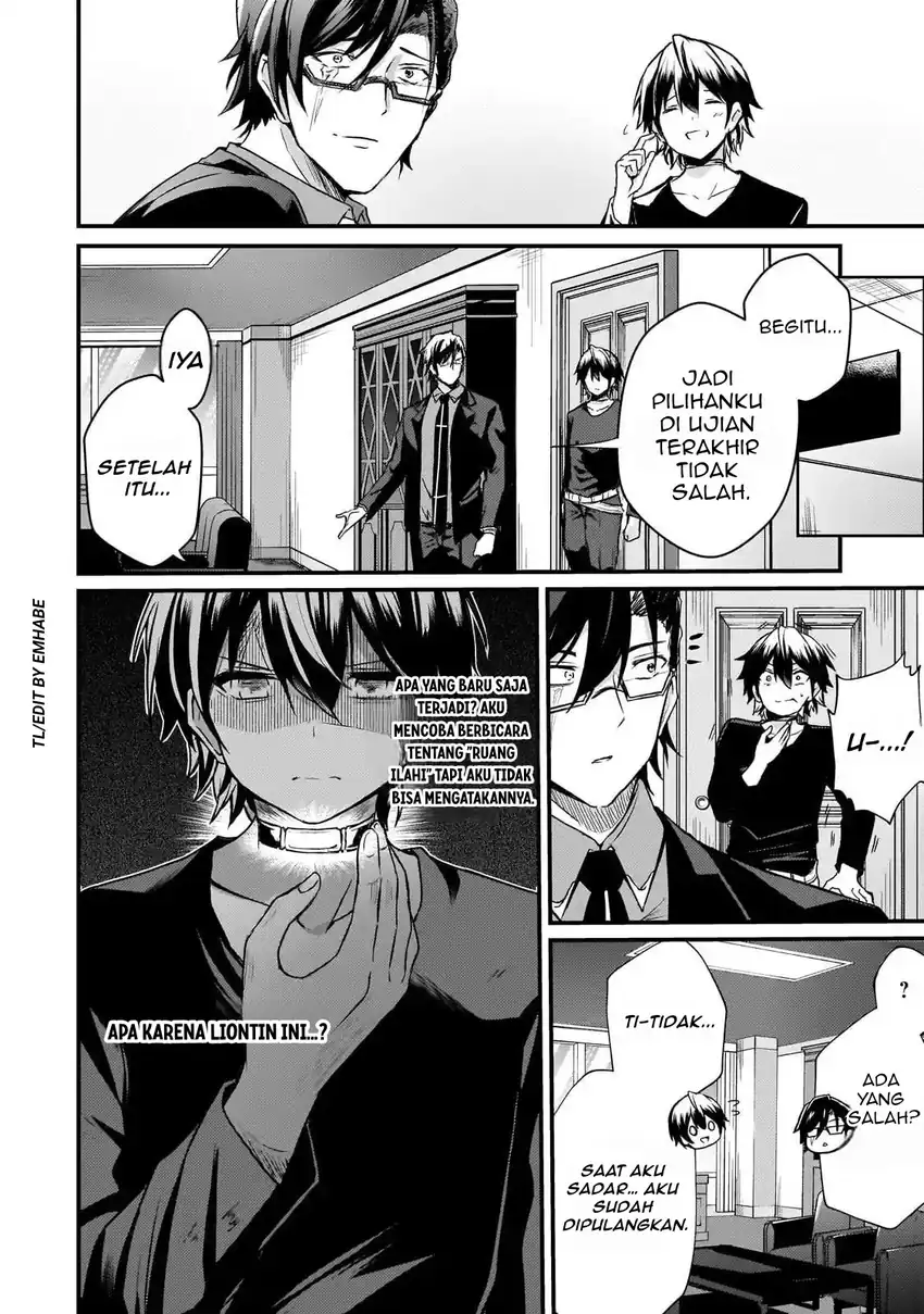 Hai no Sekai wa Kami no Me de Irozuku: Ore dake Mieru Status de, Saijaku kara Saikyou e Kakeagaru chapter 9 halaman 19