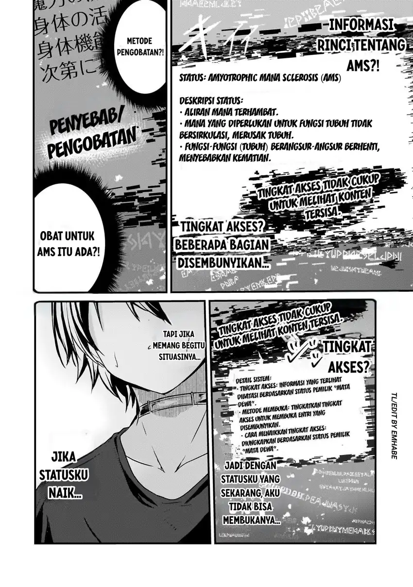 Hai no Sekai wa Kami no Me de Irozuku: Ore dake Mieru Status de, Saijaku kara Saikyou e Kakeagaru chapter 10 halaman 17