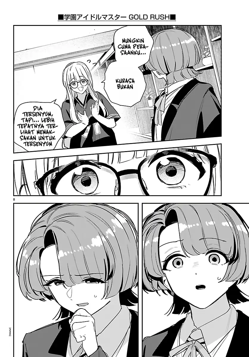 Gakuen Idolm@ster Gold Rush chapter 55 halaman 8