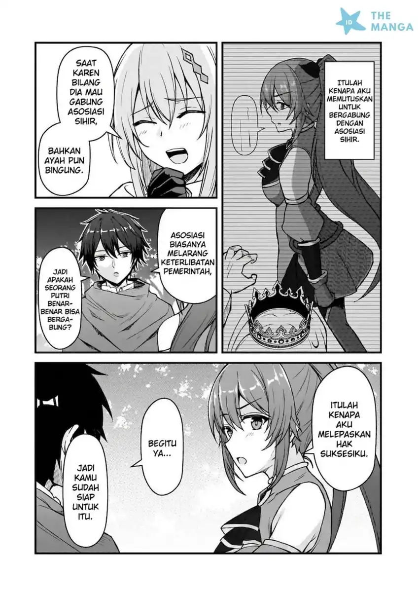 Munou to Iware Tsuzuketa Madoushi, Jitsu wa Sekai Saikyou Nanoni Yuuhei Sareteita node Jikaku Nashi chapter 4 halaman 9