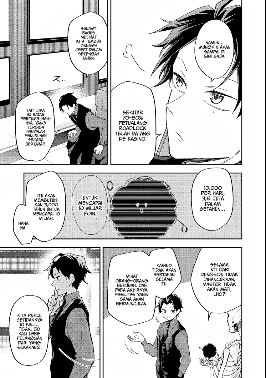 Dungeon Master Han-me ~Futsu ni Yatte mo Muri Soudakara Casino Tsukurukoto ni Shita~ chapter 4 halaman 30