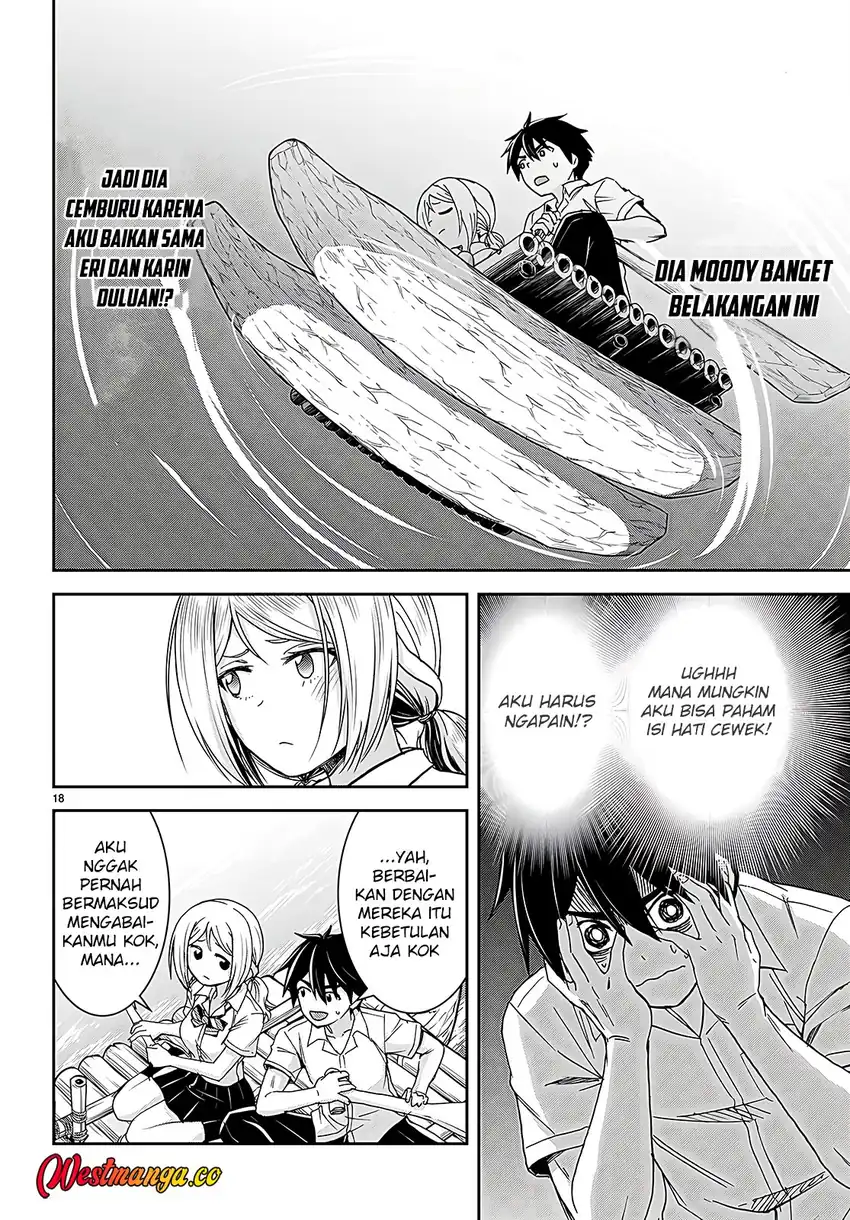 Isekai Yurutto Survival Seikatsu: Gakkou no Minna to Isekai no Mujintou ni Tenishitakedo Ore Dake Rakushou desu chapter 38 halaman 21