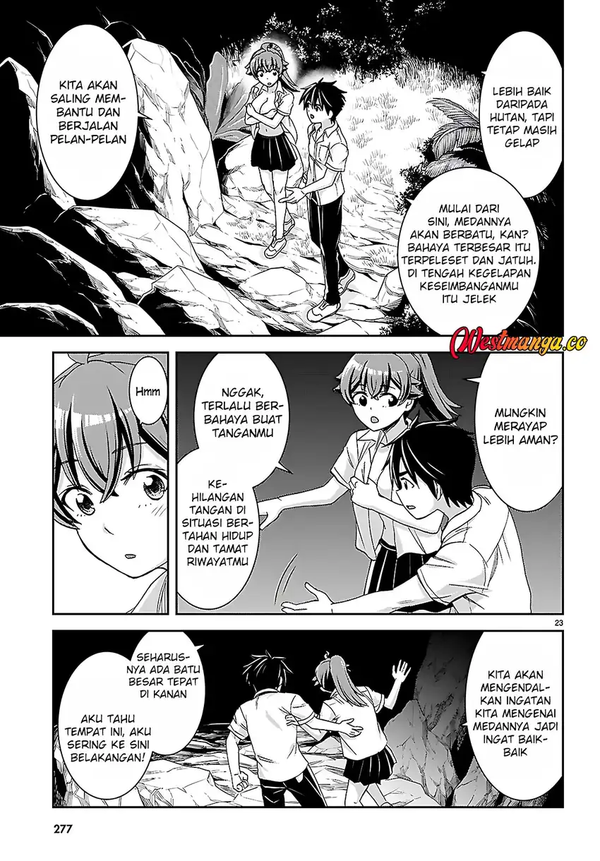 Isekai Yurutto Survival Seikatsu: Gakkou no Minna to Isekai no Mujintou ni Tenishitakedo Ore Dake Rakushou desu chapter 39 halaman 26