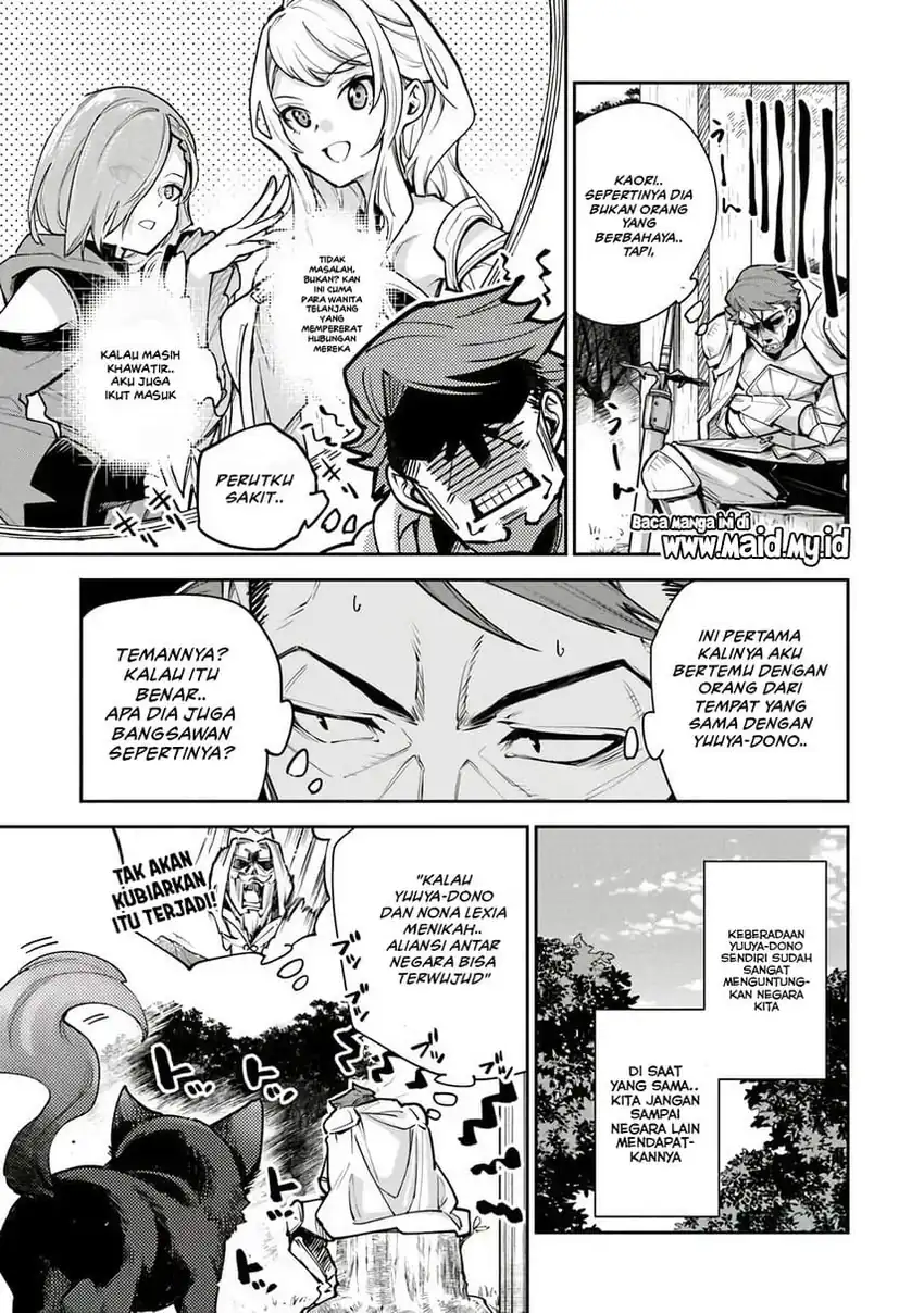 Isekai de Cheat Skill wo te ni Shita ore wa, Genjitsu Sekai wo mo Musou Suru ~Level Up wa Jinsei wo Kaeta~ chapter 35.1 halaman 13