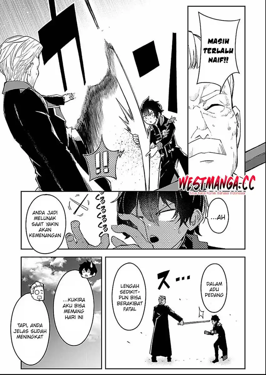 Saiyaku Kyuu Sukiru ~Boushoku Maou~ Mochi no Akuyaku Kizoku ni Tensei Shimashita ga, Shokei Sare chapter 4 halaman 5