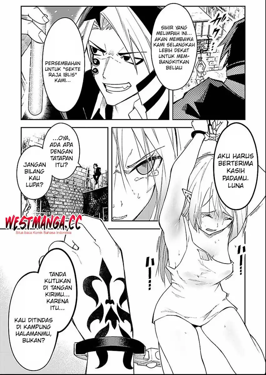 Saiyaku Kyuu Sukiru ~Boushoku Maou~ Mochi no Akuyaku Kizoku ni Tensei Shimashita ga, Shokei Sare chapter 4 halaman 9