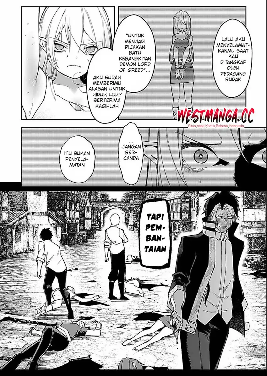 Saiyaku Kyuu Sukiru ~Boushoku Maou~ Mochi no Akuyaku Kizoku ni Tensei Shimashita ga, Shokei Sare chapter 4 halaman 10