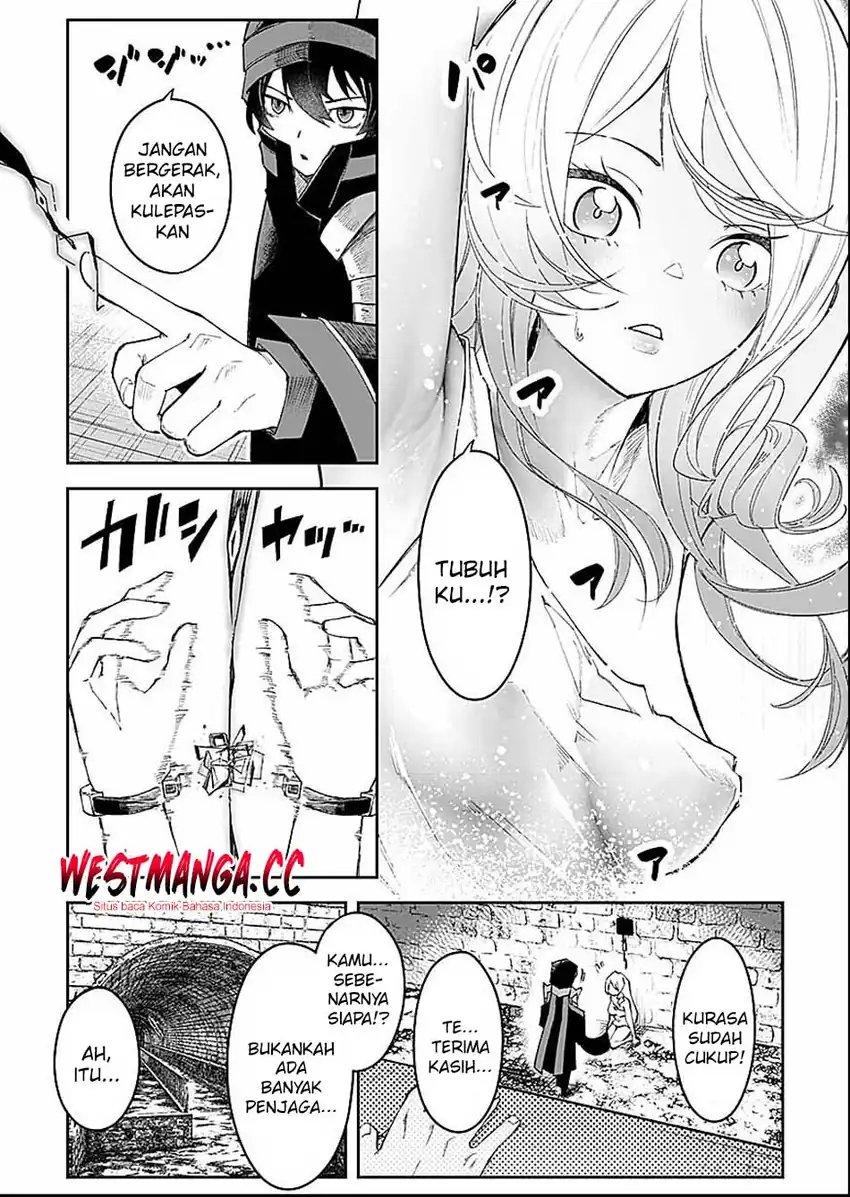 Saiyaku Kyuu Sukiru ~Boushoku Maou~ Mochi no Akuyaku Kizoku ni Tensei Shimashita ga, Shokei Sare chapter 4 halaman 16