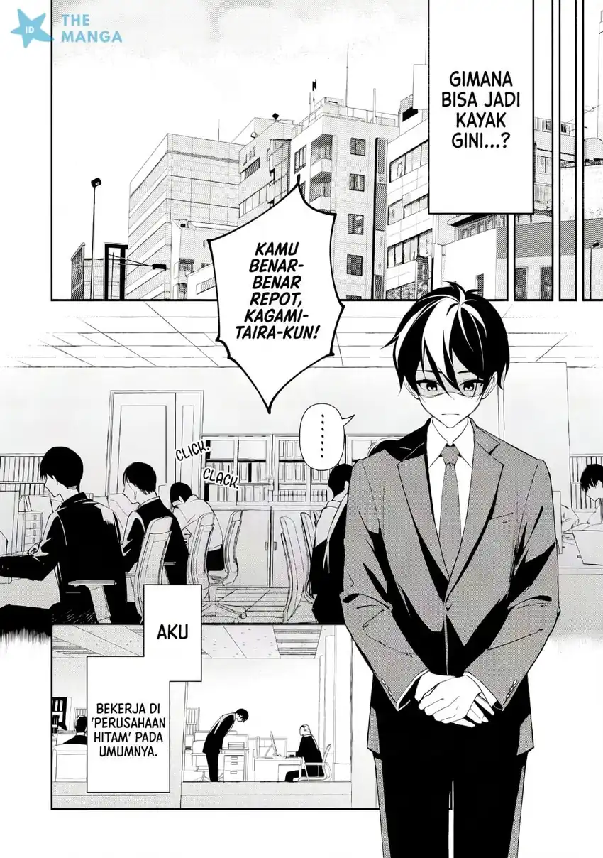 Arasaa Majutsushi no Yuru ii Harem Life ~Black Shachiku ga Isekai de Jiyuu Kimama ni Yuukyuu Shouka~ chapter 1 halaman 5