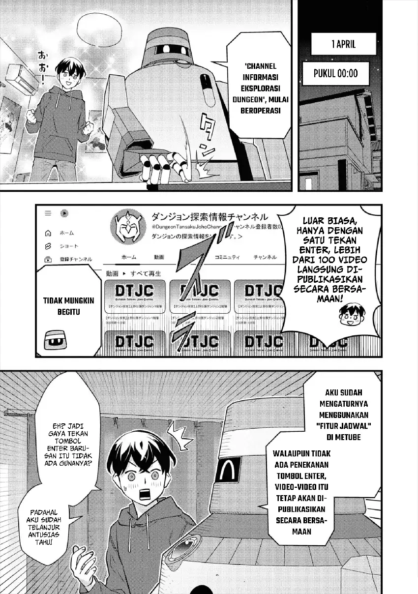 Isekai Kaeri no Yuusha wa, Dungeon ga Shutsugen shita Genjitsu Sekai de, Influencer natte Kane wo Kasegimasu! chapter 7 halaman 9