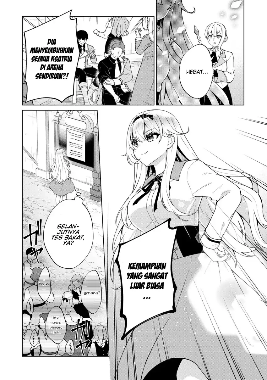 Maou-sama wa Kaifuku Majutsu o Kiwametai: Sono Seijo, Sekai Saikyou ni Tsuki chapter 3 halaman 9