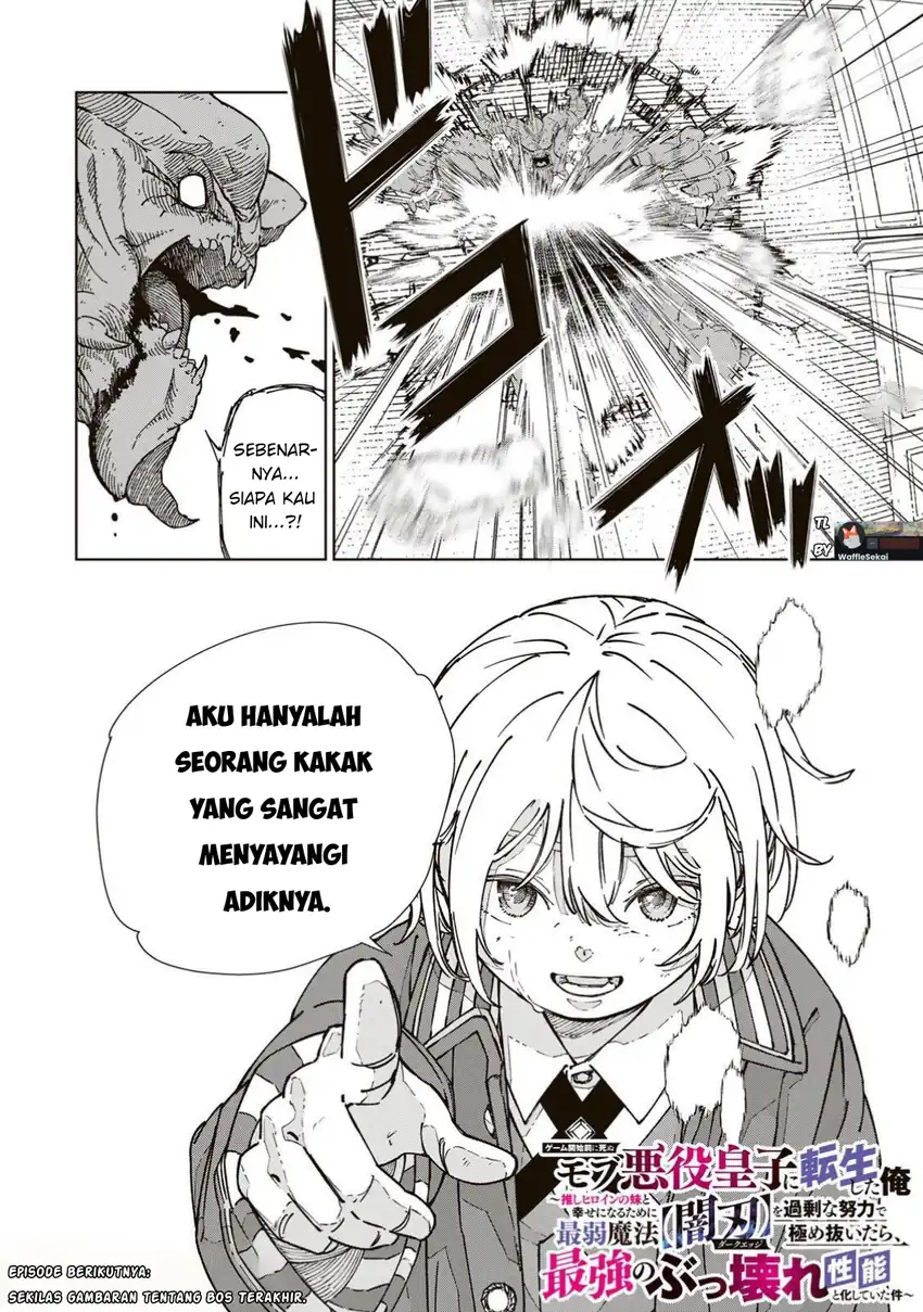 Game Kaishi Mae ni Shini Mob Akuyaku Ouji ni Tensei shita Ore chapter 1 halaman 66