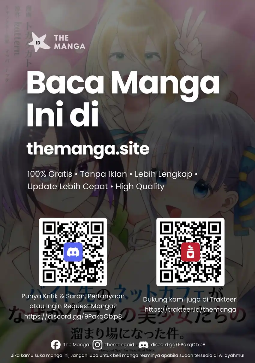 Baito-saki no Net Café ga, Nazeka Class no Bishoujo-tachi no Tamariba ni Natta Ken chapter 1 halaman 32