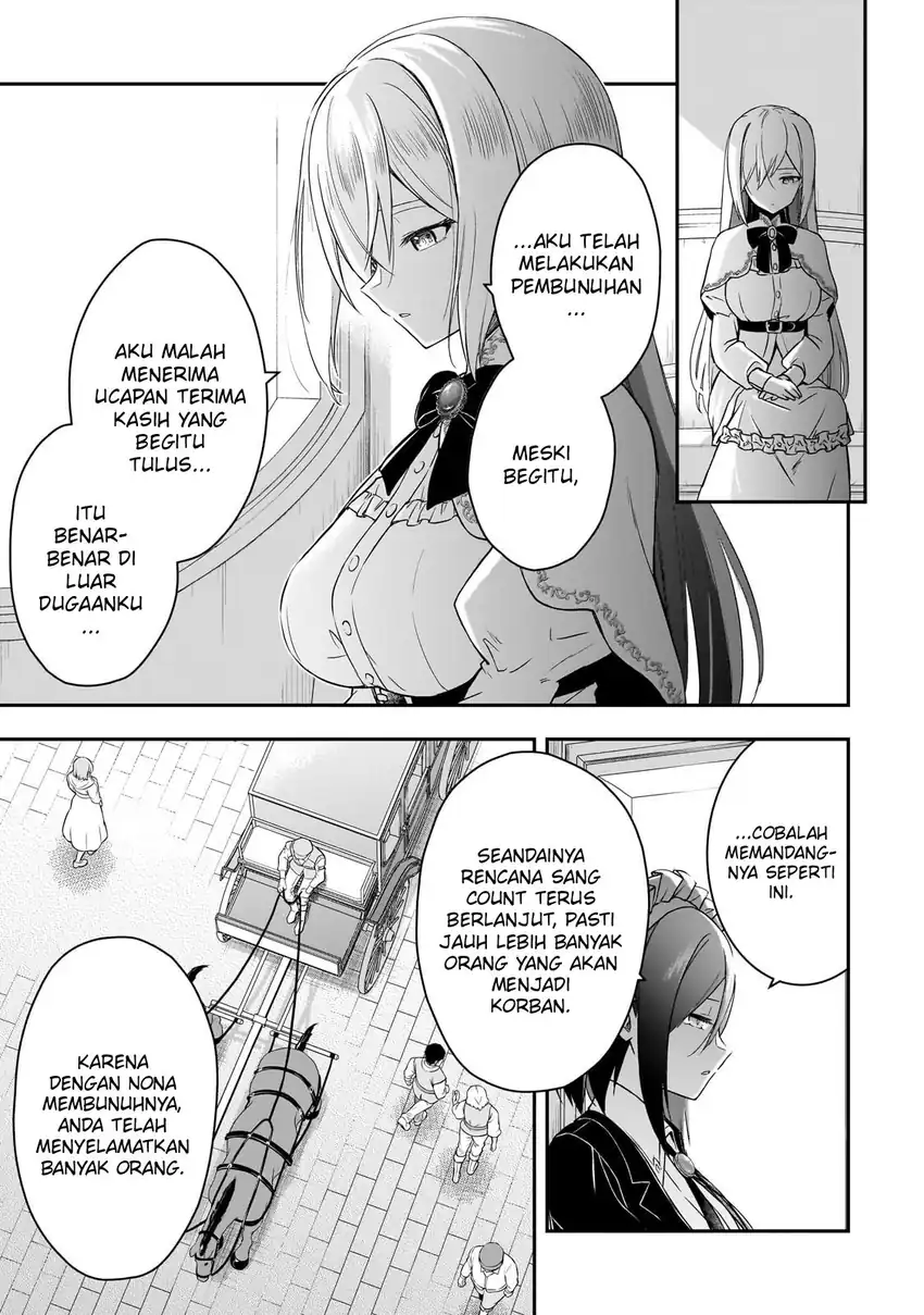 Hissatsu Reijou Liese: Tensei Shita Saikyou no Koroshiya wa, Yami wo Matou Akuyaku Reijou to Naru chapter 1.3 halaman 19