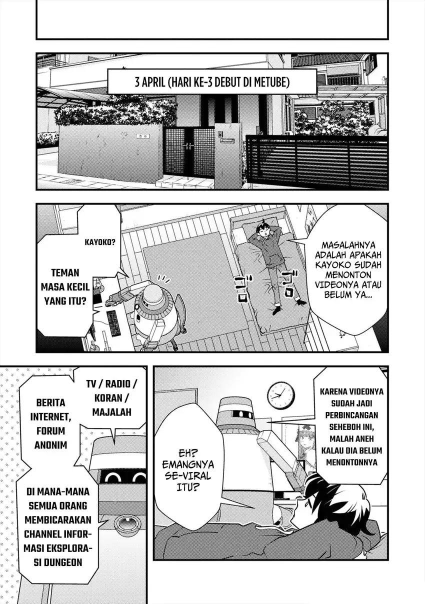 Isekai Kaeri no Yuusha wa, Dungeon ga Shutsugen shita Genjitsu Sekai de, Influencer natte Kane wo Kasegimasu! chapter 8 halaman 22
