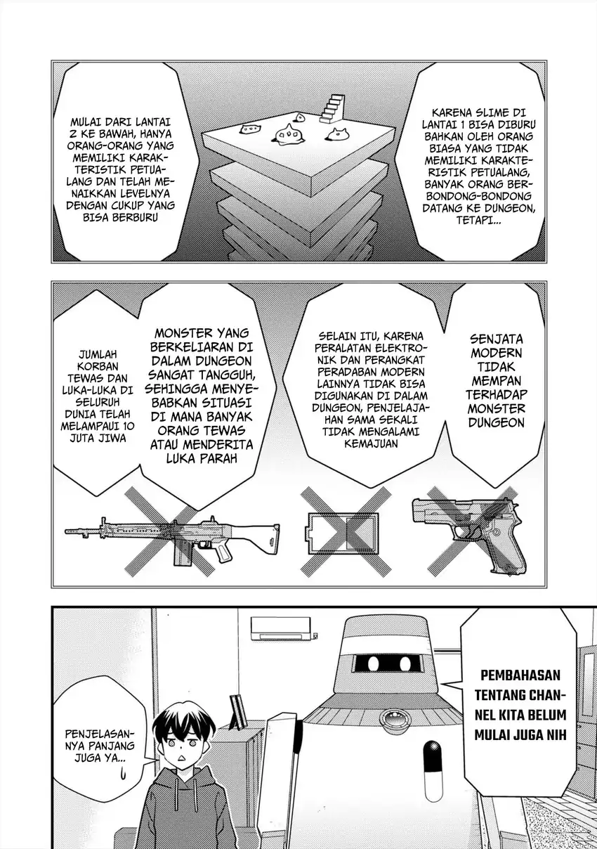Isekai Kaeri no Yuusha wa, Dungeon ga Shutsugen shita Genjitsu Sekai de, Influencer natte Kane wo Kasegimasu! chapter 8 halaman 25