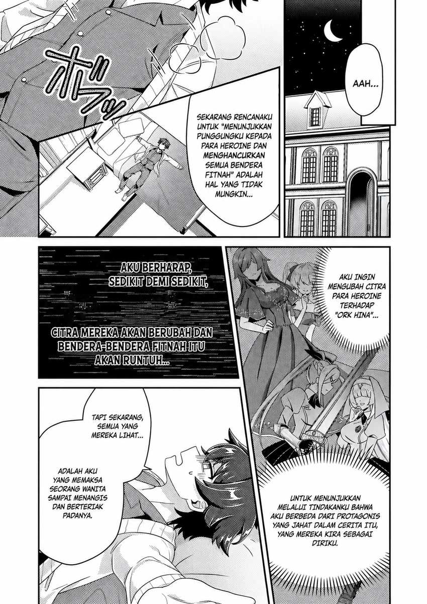 Minikui Orc no Gyakushuu: Doujin Eroge no Kichiku Koutaishi ni Tensei Shita mo Otoko no Junan chapter 3 halaman 21