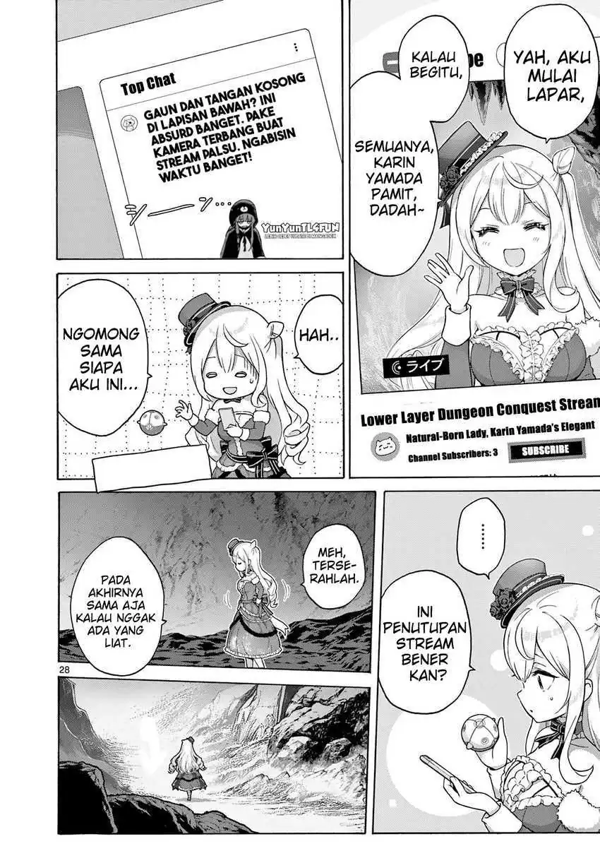 Ojousama-kei Teihen Dungeon Haishinsha, Meiwaku-kei wo Bokottara Bazutte Densetsu ni Nattemasu wa!? chapter 1 halaman 26