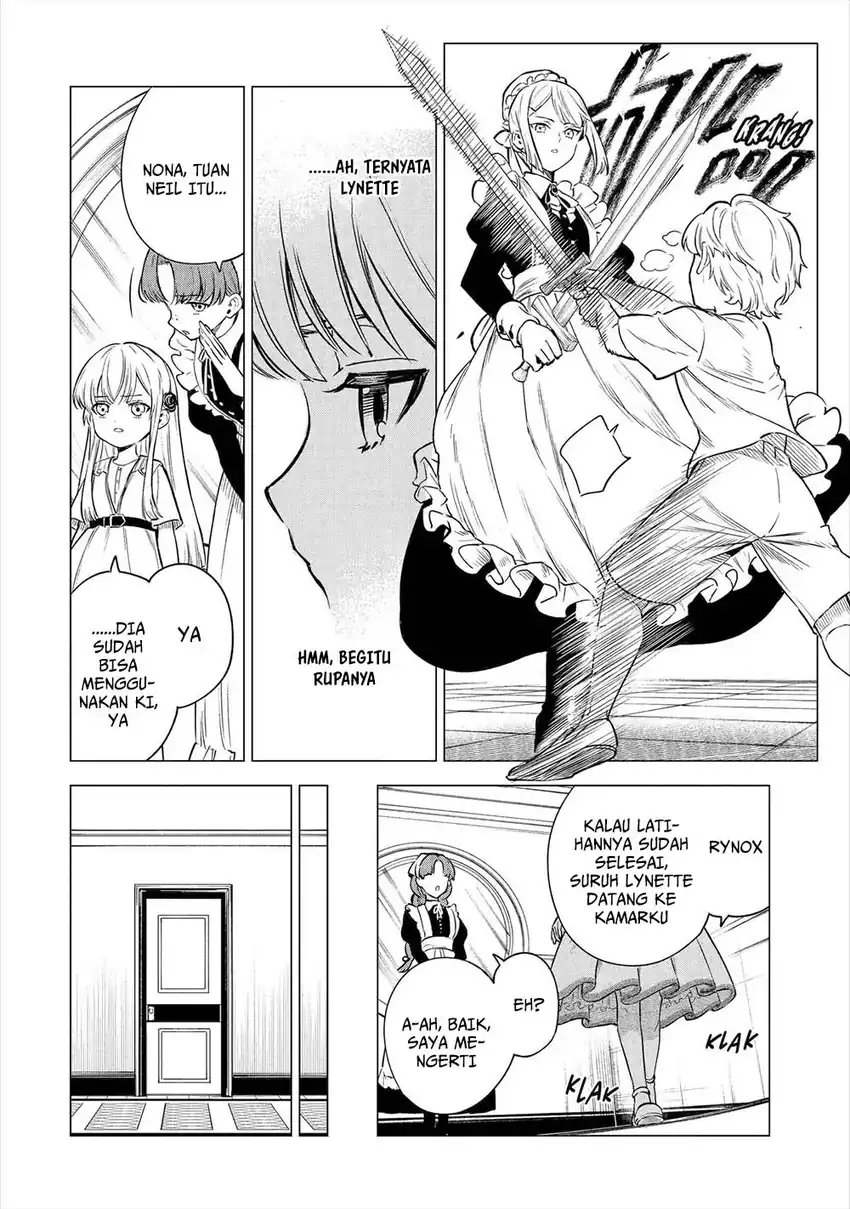 Kyouran Reijou Nia Liston: Byoujaku Reijou ni Tensei shita Kamigoroshi no Bujin no Karei Naru Musouroku chapter 24 halaman 23