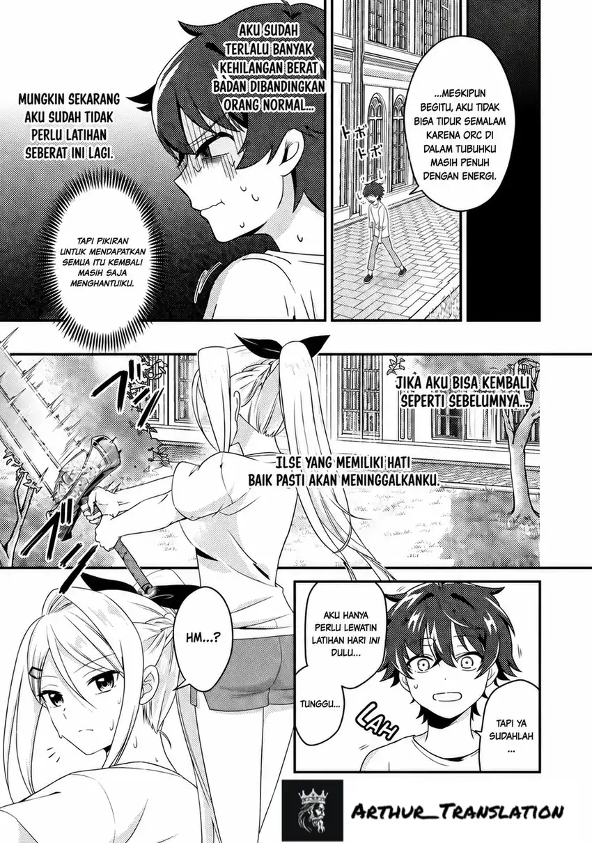 Minikui Orc no Gyakushuu: Doujin Eroge no Kichiku Koutaishi ni Tensei Shita mo Otoko no Junan chapter 4 halaman 4
