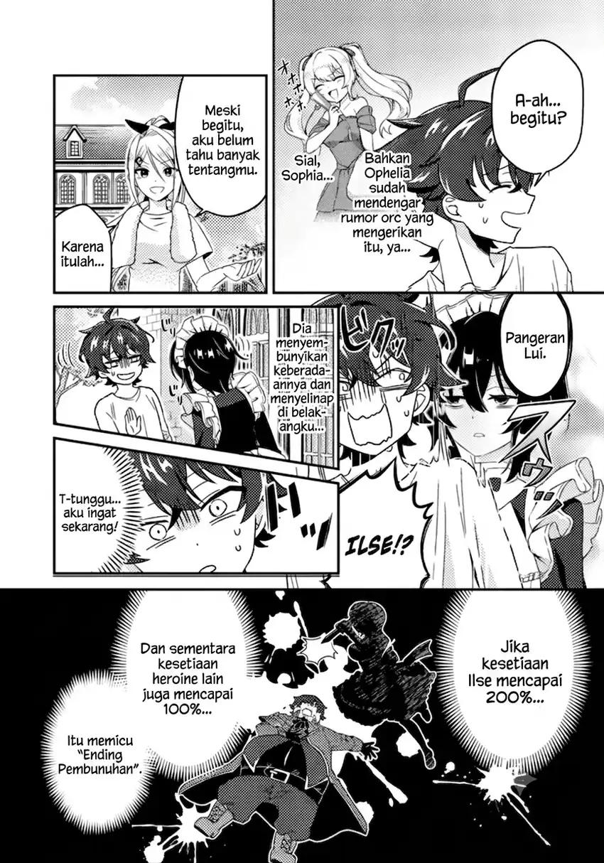 Minikui Orc no Gyakushuu: Doujin Eroge no Kichiku Koutaishi ni Tensei Shita mo Otoko no Junan chapter 4 halaman 9