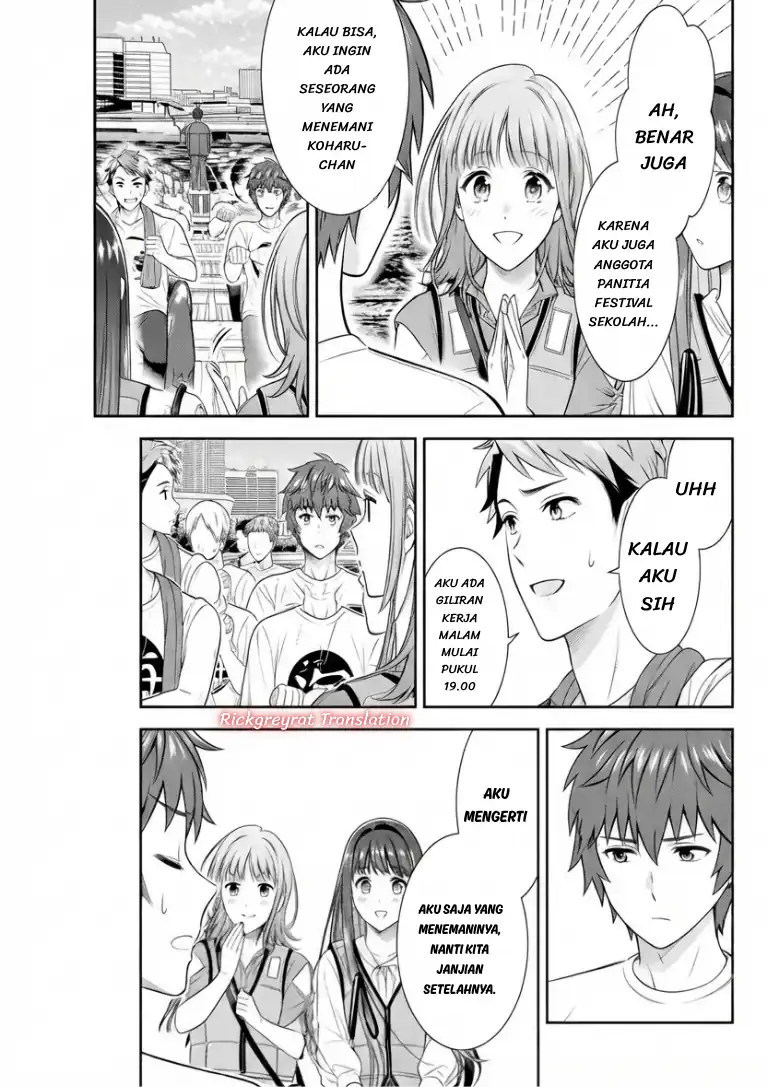 Toumei na Yoru ni Kakeru-kun to, Me ni Mienai Koi wo Shita chapter 5.2 halaman 18