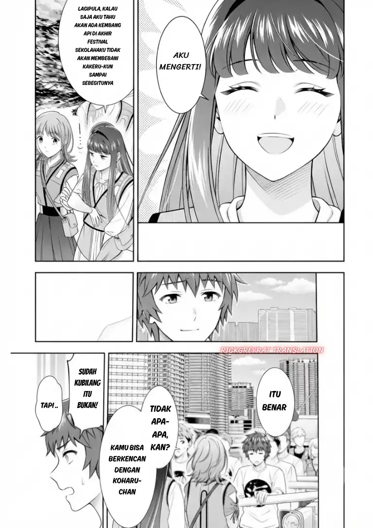 Toumei na Yoru ni Kakeru-kun to, Me ni Mienai Koi wo Shita chapter 5.2 halaman 19