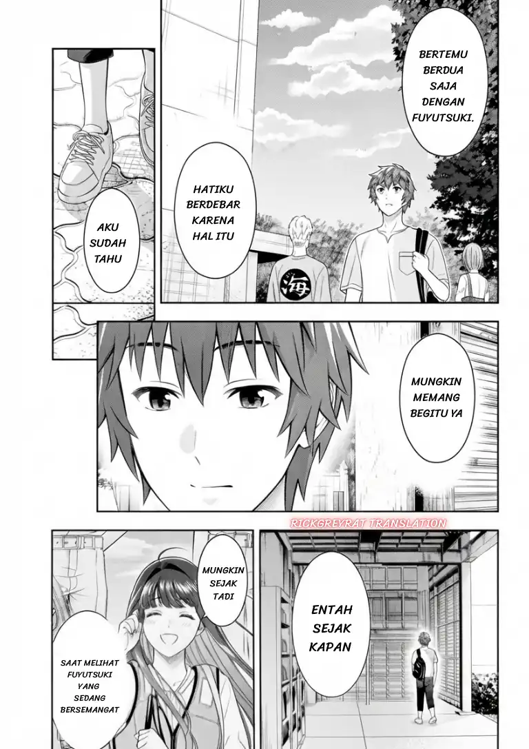 Toumei na Yoru ni Kakeru-kun to, Me ni Mienai Koi wo Shita chapter 5.2 halaman 22