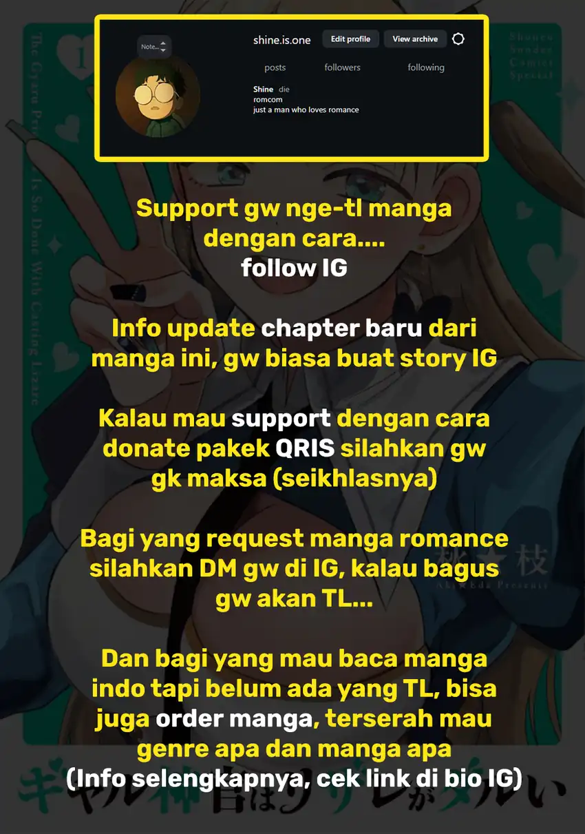 Gyaru Shinkan wa Rizare ga Darui chapter 17 halaman 19