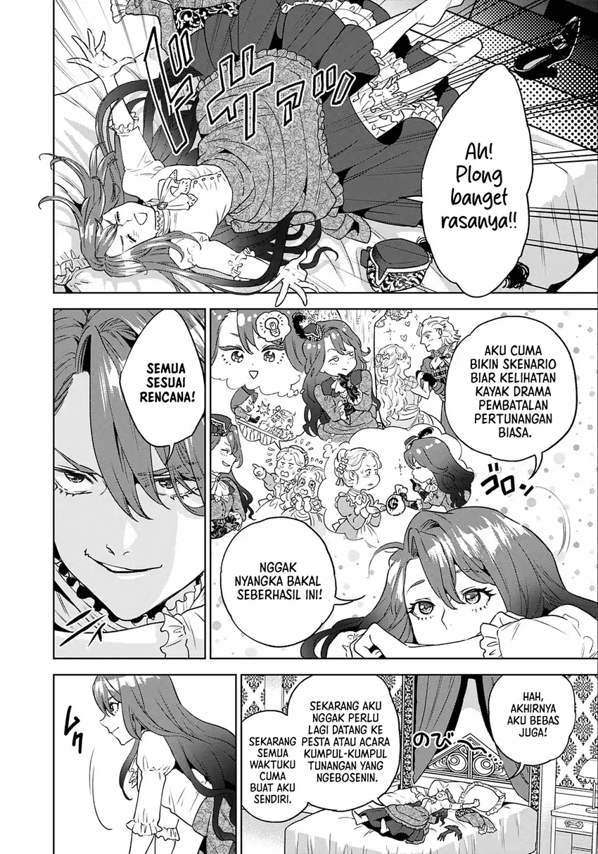 Shounin Reijou Agnes Henkyou ni Tsuihou Sareta Akuyaku Reijou wa Shousai o Hakki Shi Nariagaru chapter 1 halaman 11