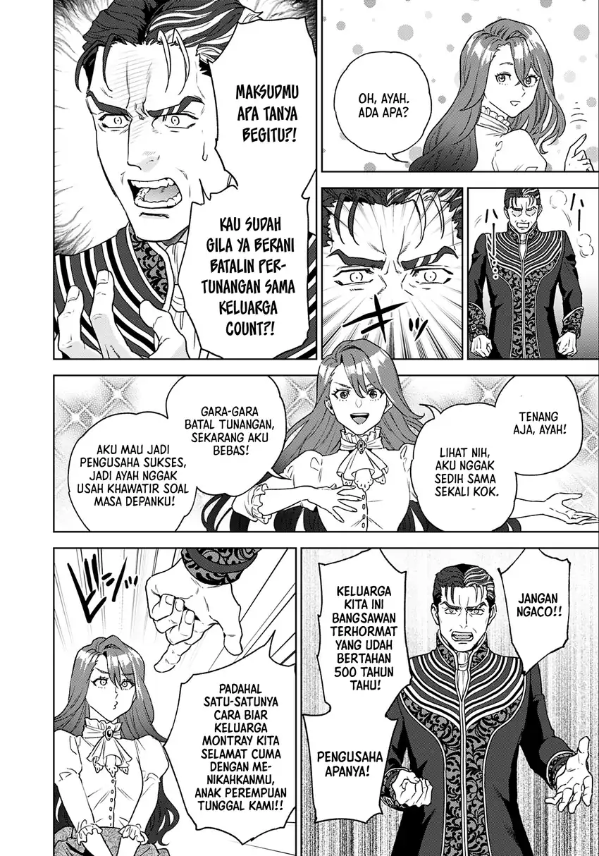 Shounin Reijou Agnes Henkyou ni Tsuihou Sareta Akuyaku Reijou wa Shousai o Hakki Shi Nariagaru chapter 1 halaman 17