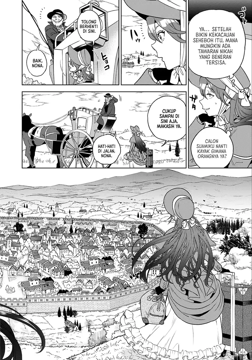Shounin Reijou Agnes Henkyou ni Tsuihou Sareta Akuyaku Reijou wa Shousai o Hakki Shi Nariagaru chapter 1 halaman 21