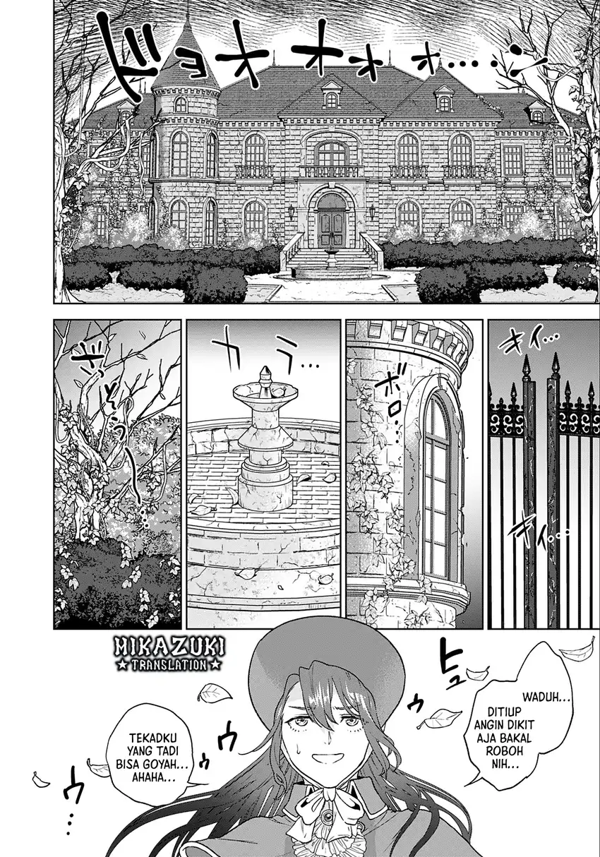 Shounin Reijou Agnes Henkyou ni Tsuihou Sareta Akuyaku Reijou wa Shousai o Hakki Shi Nariagaru chapter 1 halaman 25