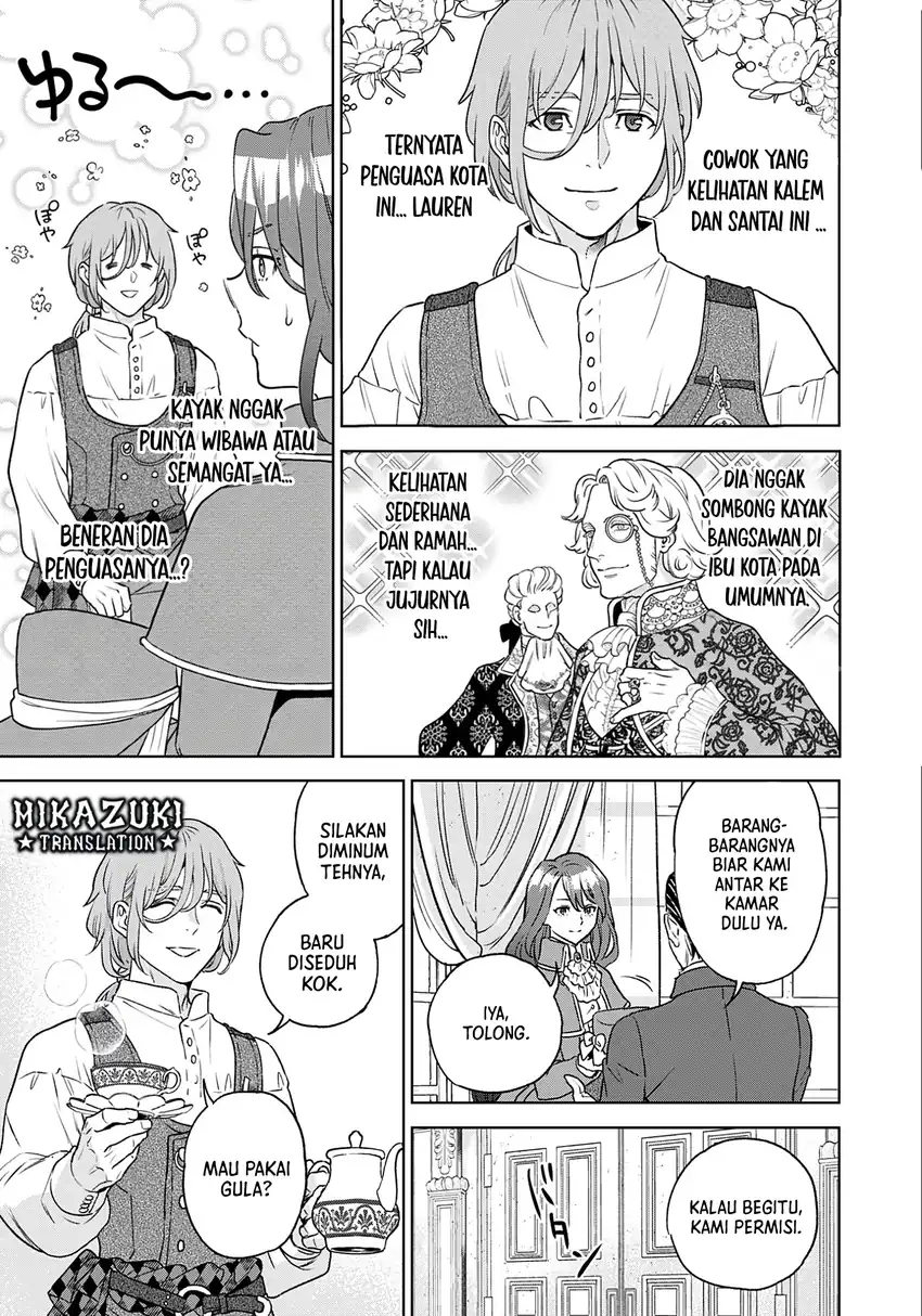 Shounin Reijou Agnes Henkyou ni Tsuihou Sareta Akuyaku Reijou wa Shousai o Hakki Shi Nariagaru chapter 1 halaman 28