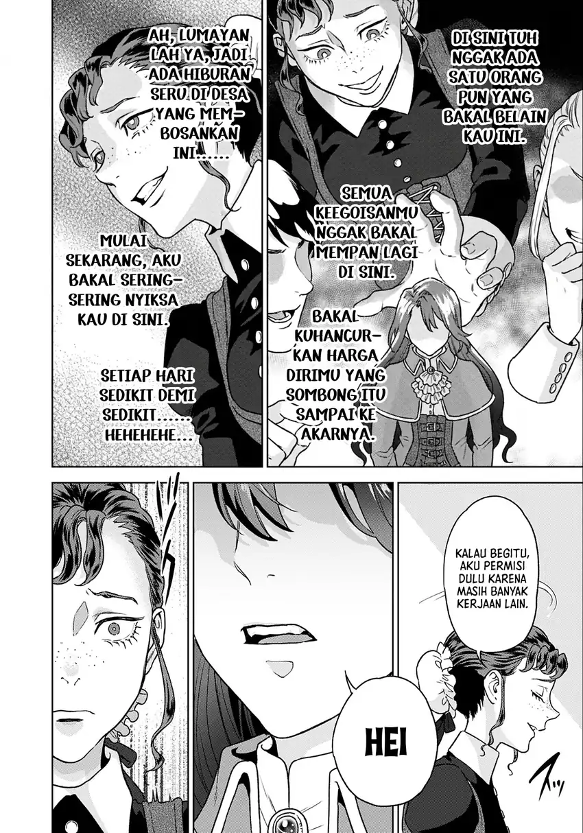 Shounin Reijou Agnes Henkyou ni Tsuihou Sareta Akuyaku Reijou wa Shousai o Hakki Shi Nariagaru chapter 1 halaman 39