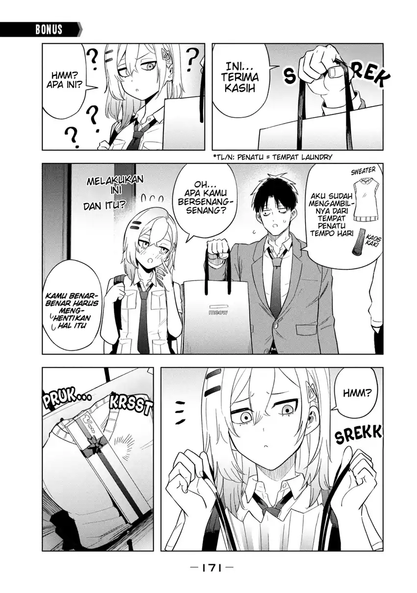 Asa no Tsuukin Densha de, Yatara to Hanashikakete Kuru Joshikousei chapter 10.1 halaman 4