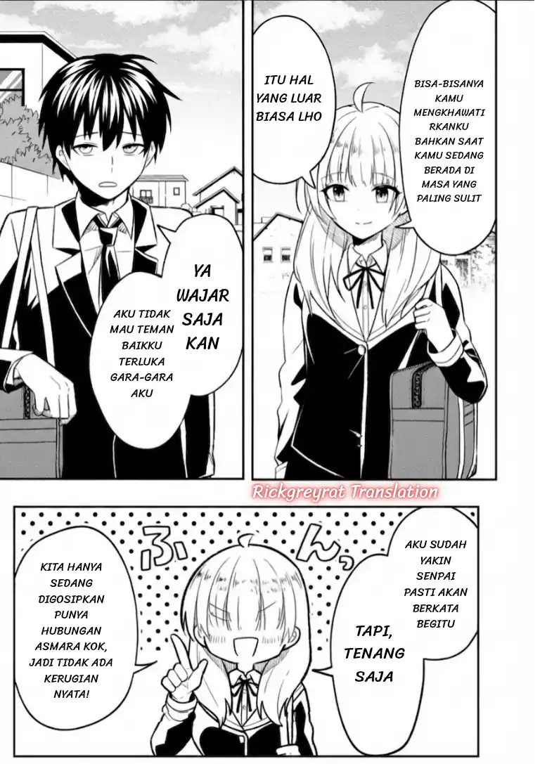 Jinsei Gyakuten ~Uwakisare, Enzai wo Kiserareta Orega, Gakuenichi no Bishoujo ni Natsukareru~ chapter 10.1 halaman 13