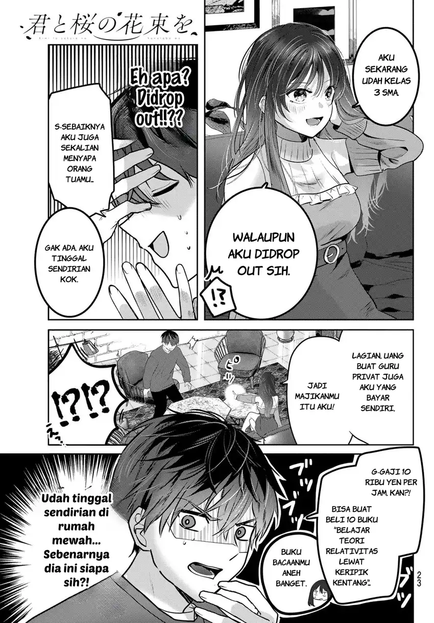 Kimi to Sakura no Hanataba wo chapter 1 halaman 20