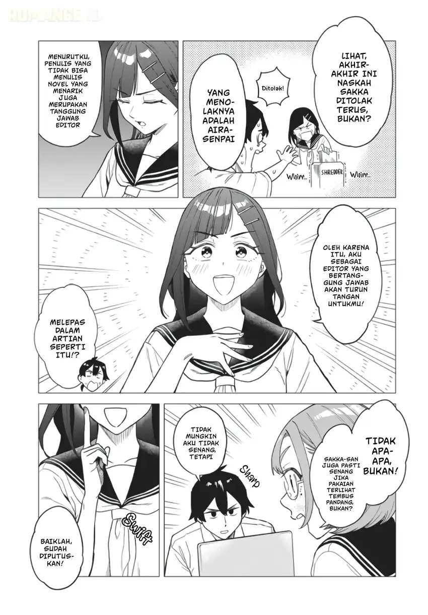 Deochi Mitaina Settei wo Fuyo Shite Kuru Henshuu no Aira-senpai chapter 1 halaman 6