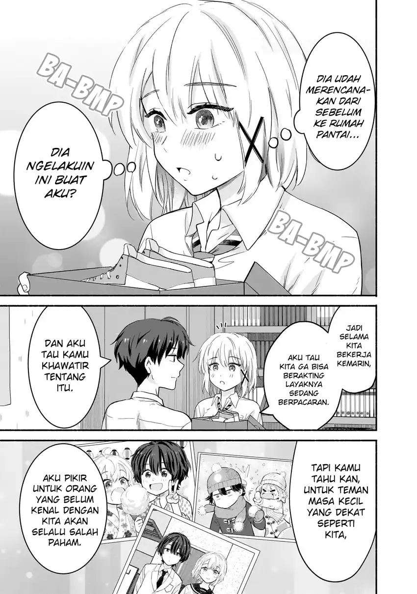 Nee, Mou Isso Tsukiacchau? Osananajimi no Bishoujo ni Tanomarete, Camo Kareshi Hajimemashita chapter 36 halaman 18