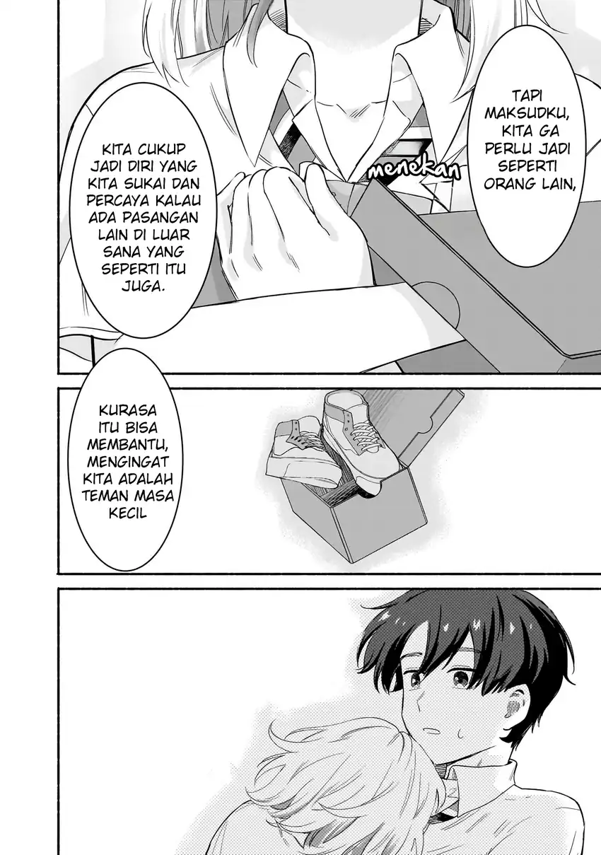 Nee, Mou Isso Tsukiacchau? Osananajimi no Bishoujo ni Tanomarete, Camo Kareshi Hajimemashita chapter 36 halaman 21