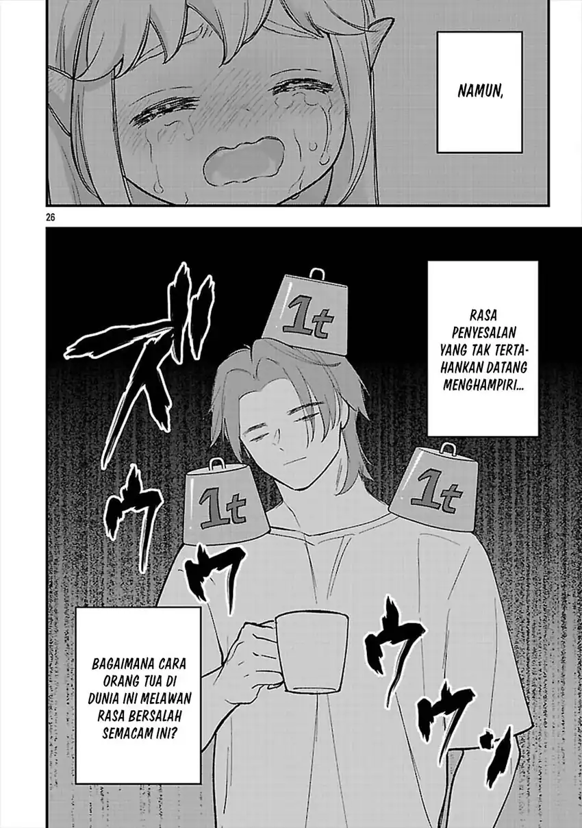 Urenokori no Dorei Elf wo Hirotta no de, Musume ni suru Koto ni shita chapter 26 halaman 28